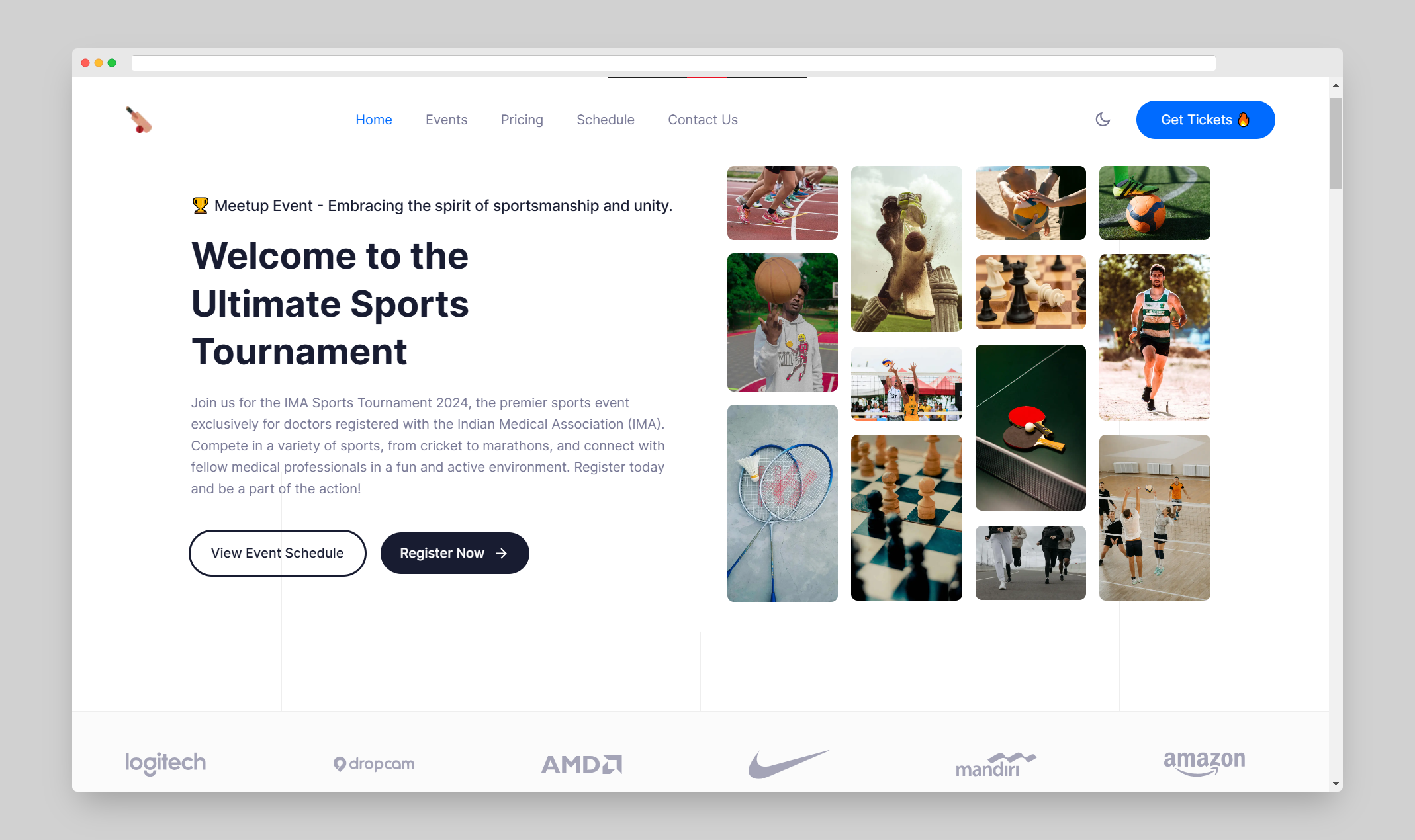 Event Page 